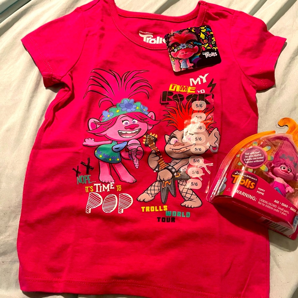 T-shirt and toy Trolls